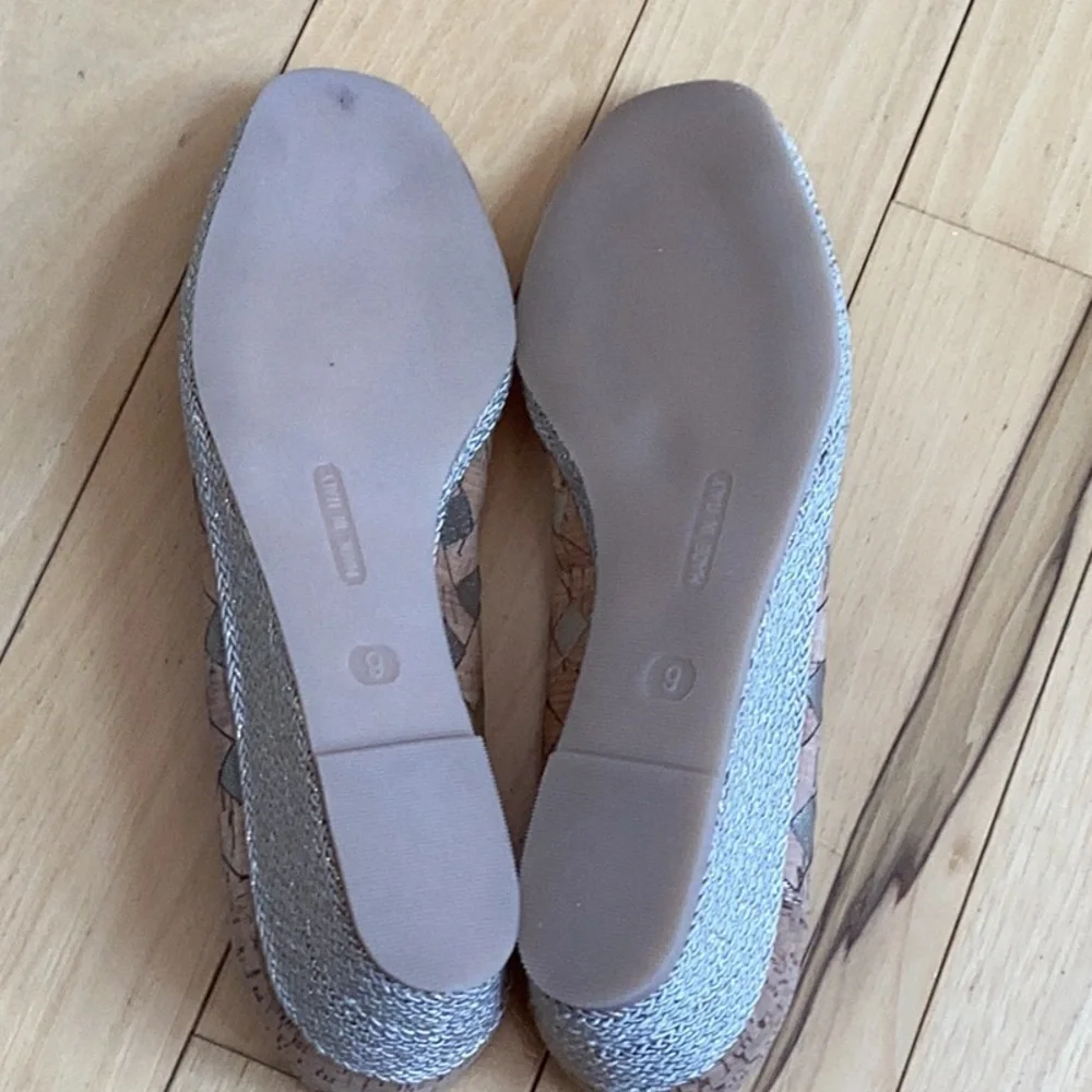 Sesto Meucci made in Italy Mabyn Cork Patterned Wedges. Women’s size 9